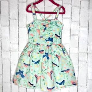 Cherokee teal/mint spring/summer dress sz s 6/6x